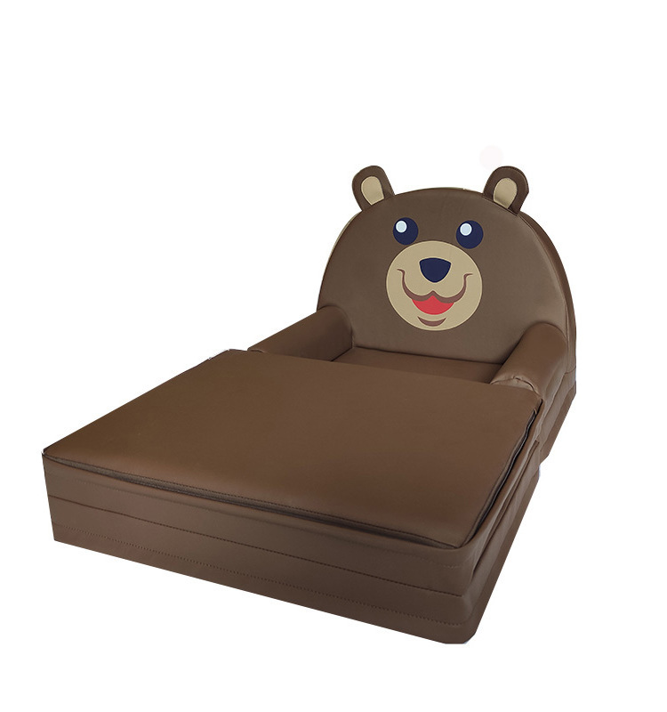 Baby Sofa Chair Cartoon Animal Pattern Living Room Baby Sofa Seat Baby Foldable Mini Sofa Indoor For Sleeping