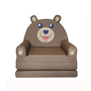 Baby Sofa Chair Cartoon Animal Pattern Living Room Baby Sofa Seat Baby Foldable Mini Sofa Indoor For Sleeping