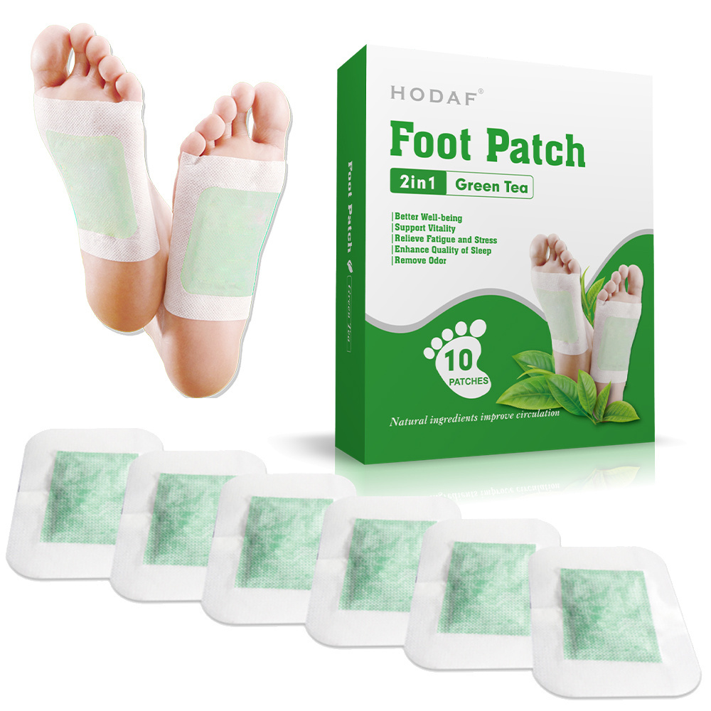 Herbal Foot Detox Pads Japanese Plaster for Improved Sleep Quality Body Detox Healthcare Supply