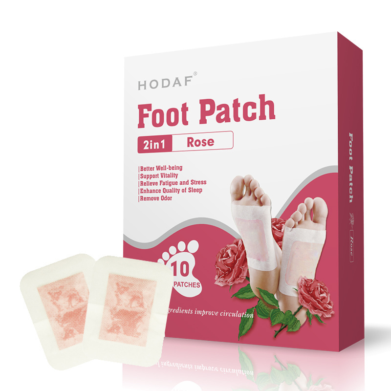 Herbal Foot Detox Pads Japanese Plaster for Improved Sleep Quality Body Detox Healthcare Supply