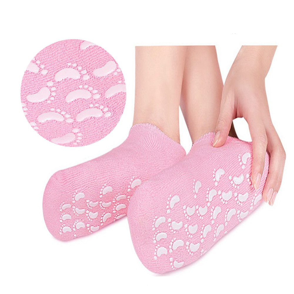 Ultrasoft original Personal Feet Care Cooling Heel Gel Spa Socks Moisturizing Cracked Heel Socks