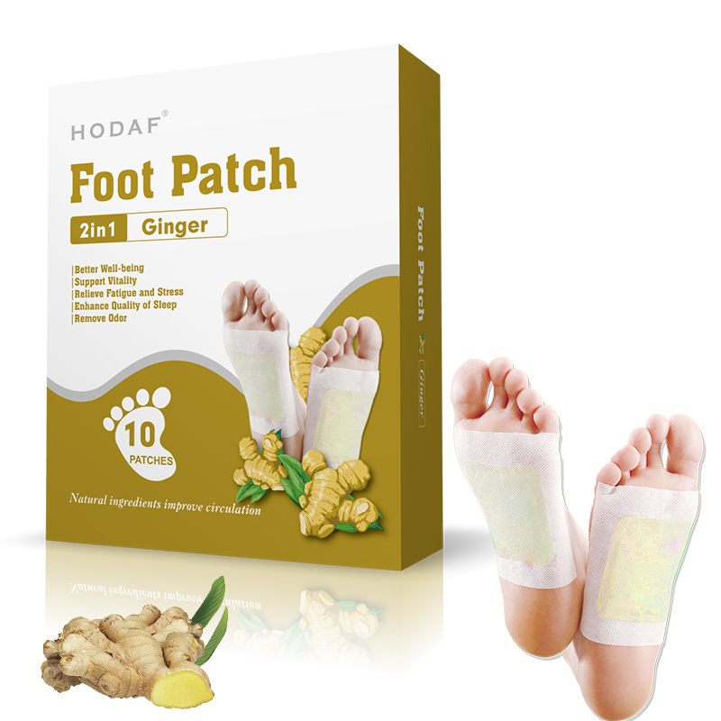 Herbal Foot Detox Pads Japanese Plaster for Improved Sleep Quality Body Detox Healthcare Supply