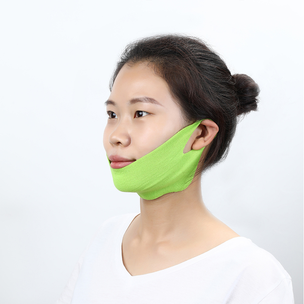 Women Reusable V-line Face Slim Lift Up Mask Chin Cheek Slimming Strap Belt Face Shaper Band