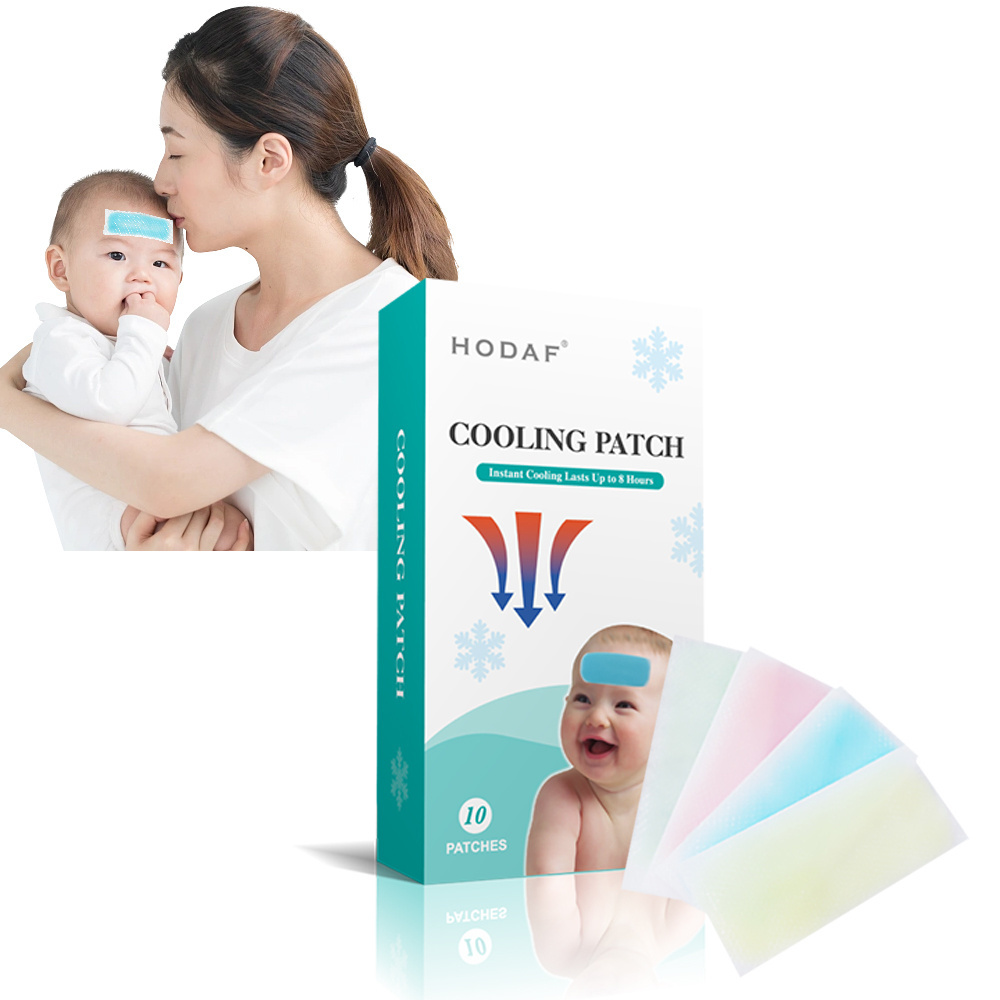 Forehead Cooling Gel Patch Cooling Heel Gel Socks Daily Care Patches Disposable And Simple