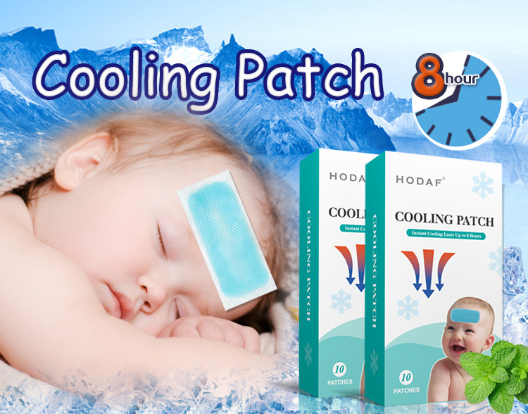 Forehead Cooling Gel Patch Cooling Heel Gel Socks Daily Care Patches Disposable And Simple