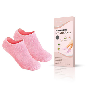 HODAF Foot Spa Silicone Socks Foot Care Moisturizing Softening Nourishing Gel Socks