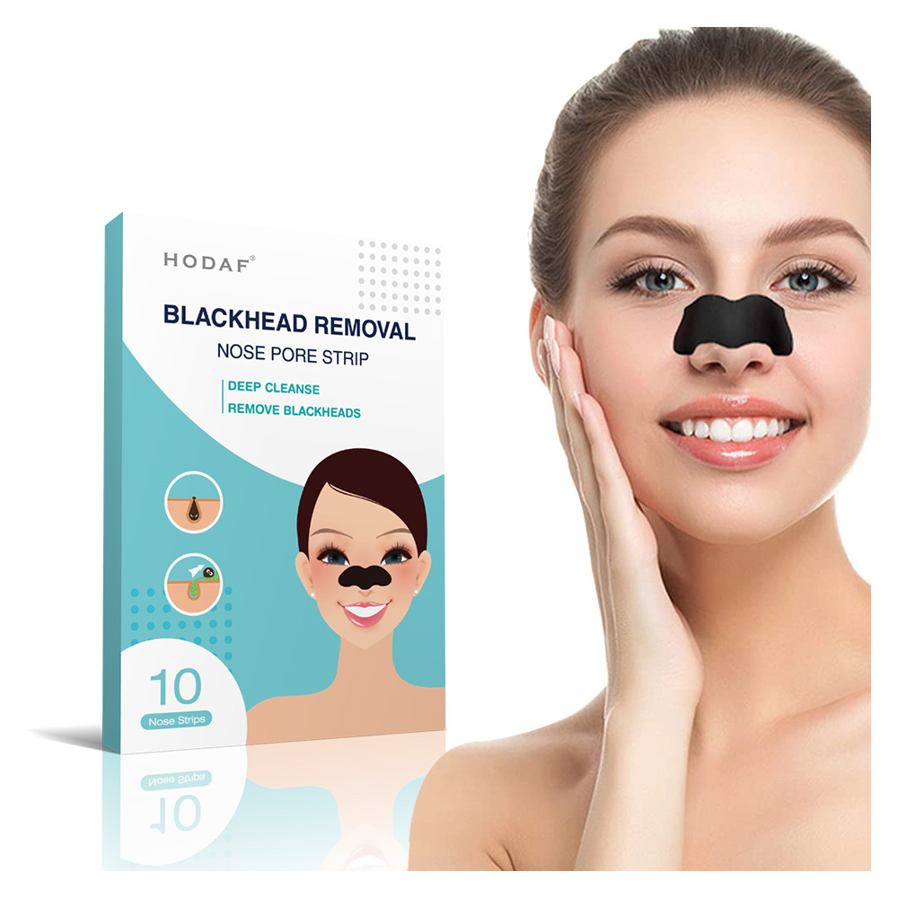 Bamboo Charcoal Deep Cleansing Pore Strips for Blackheads Nose Blackhead Remover Strips