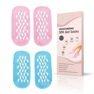 Moisturizing Spa Gel Socks Silicone Gel Sock Cooling Gel Sock