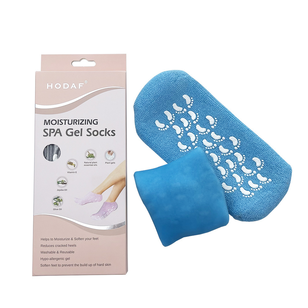 Moisturizing Spa Gel Socks Silicone Gel Sock Cooling Gel Sock