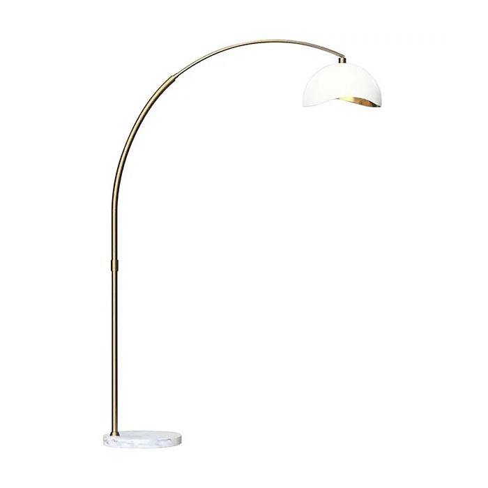 2023 Room Led Floor Lamp Modern Floor Lighting New Nordic Modern Arc Standing Gold Arc Floor Lamp With Marble Base