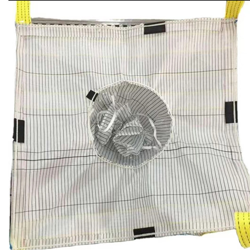 PP conductive 1ton fibc bag 1000kg type c jumbo bag baffle conductive big bag anti static