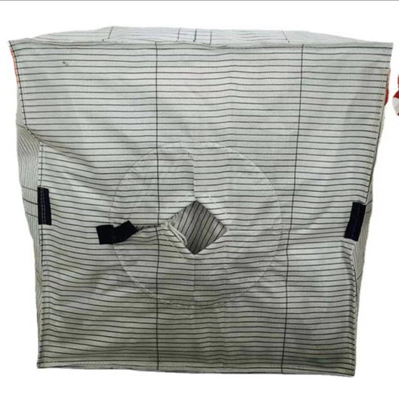 PP conductive 1ton fibc bag 1000kg type c jumbo bag baffle conductive big bag anti static