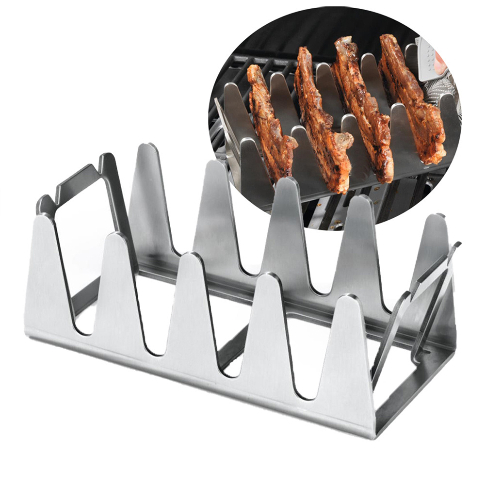 BBQ Rescher Stainless Steel Multi BBQ Grill Rack Freestanding Grill