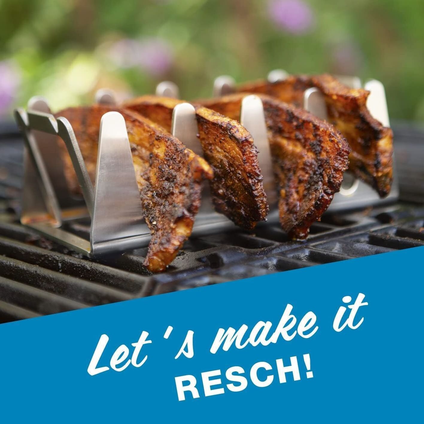 BBQ Rescher Stainless Steel Multi BBQ Grill Rack Freestanding Grill