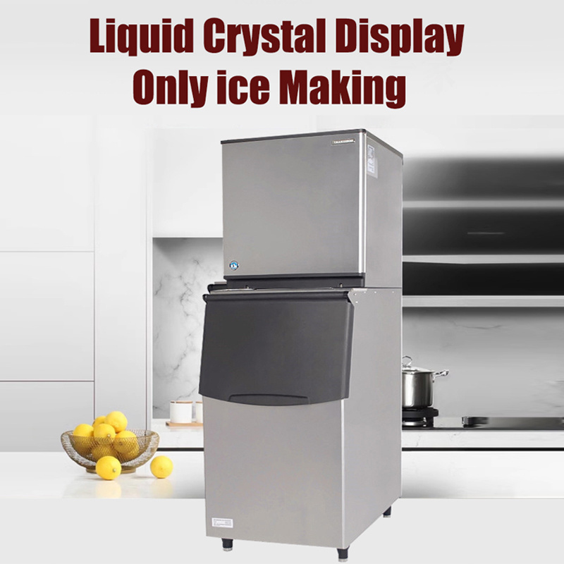 High capacity roll ice cream ice maker vending commercial Automatic Ice Cube Machine