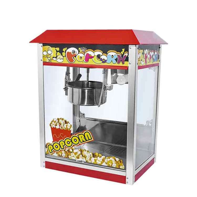 Maquina De Palomitas De Maiz Automatic Commercial Cinema Electric Popcorn Caramel Making Machine