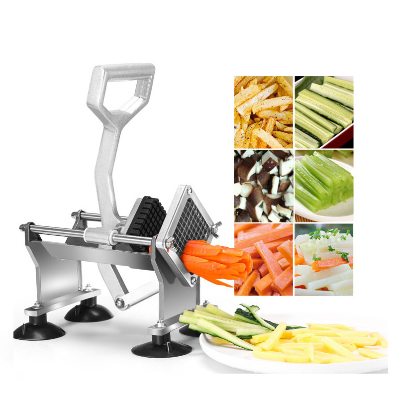 Manual Hands Stainless Steel Potatoes Chopper Potato Finger Chips French Fry Cutter Fried French Fries Cutting Machine