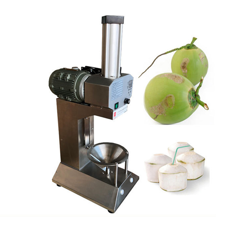 Best Sales Automatic Electric Industrial Coco Green Fresh Diamond Shape Tender Coconut Skin Peeler Trimming Peeling Machine