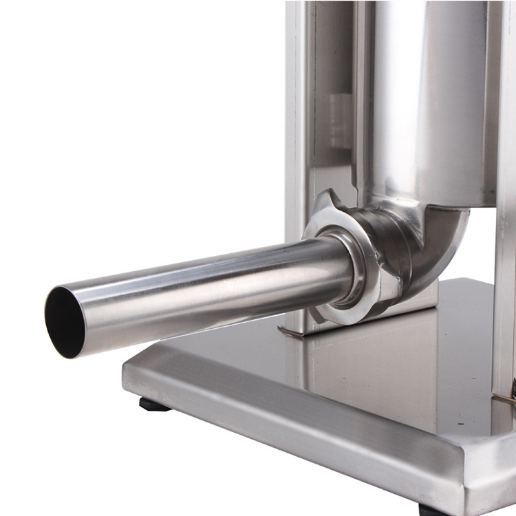 7L China High Quality Stainless Steel Vertical Professional Hand Operated Manual Meat Sausage Maker Stuffer