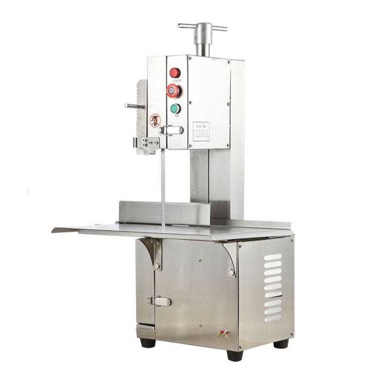 J210 JG210 On Table Automatic Commercial Butcher Electric Chicken Beef Cow Frozen Bone And Meat Band Saw Cutter Cutting Machine