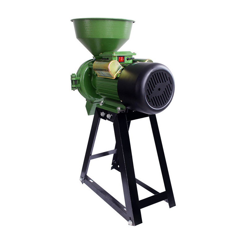 Commercial Wet And Dry Corn Grain Grinder Grinding Flour Mill Machine