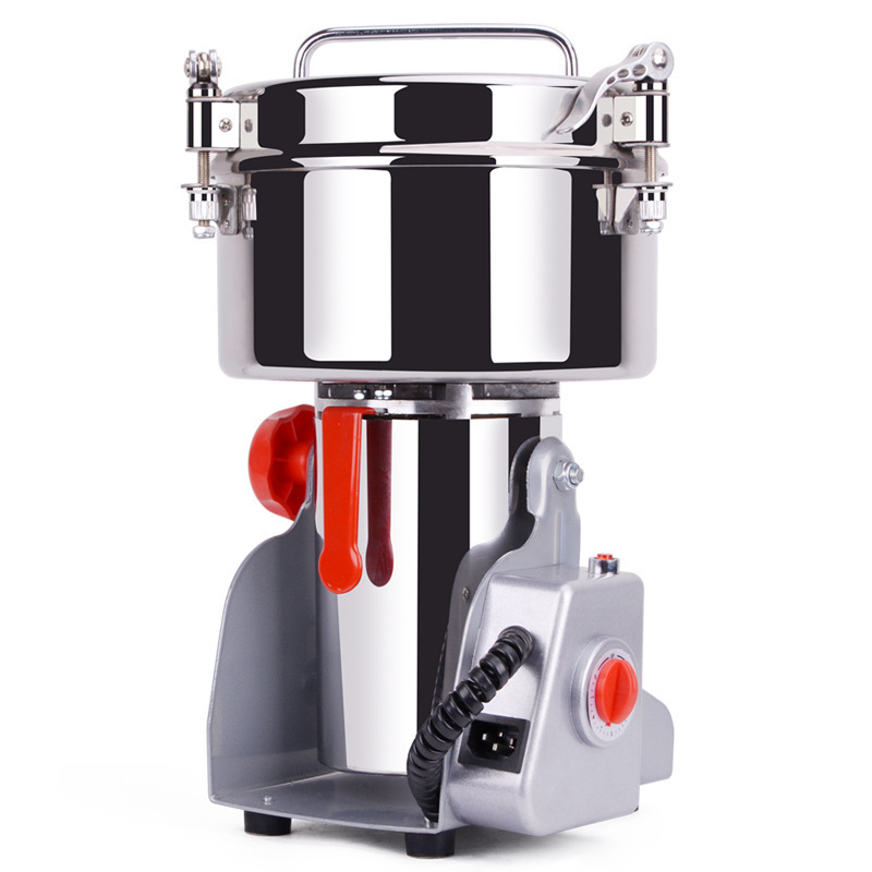 HOUPLUS 1500G Commercial Electric Stainless Steel Dry Spice Cereal Corn Maize Grinding Milling Machine Rice Grinder Flour Mill