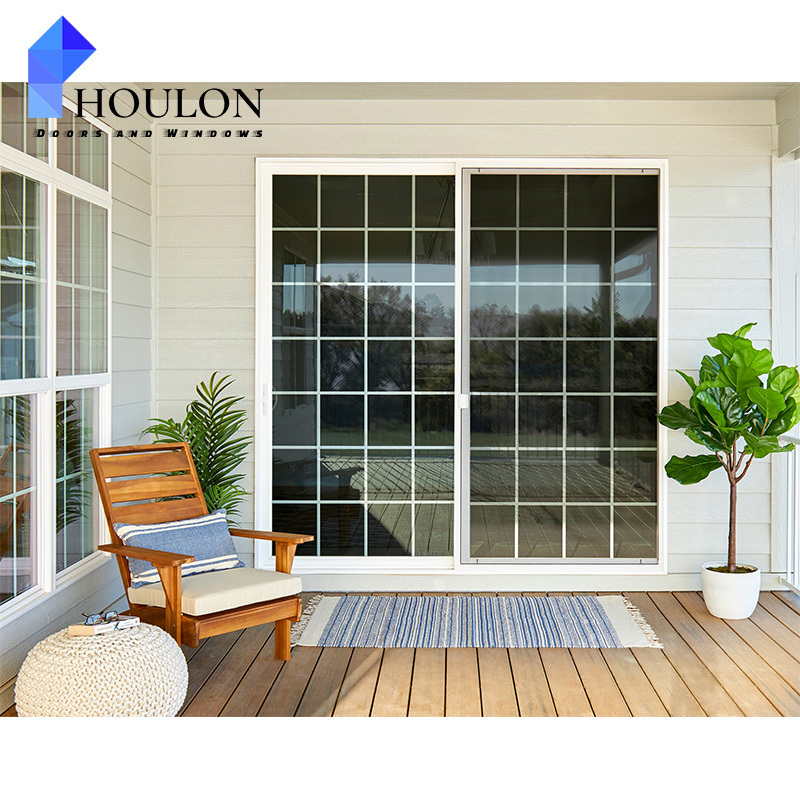 Trade Price Hot Sales Modern Tempered Glass Doors Exterior Aluminum Sliding Doors For House