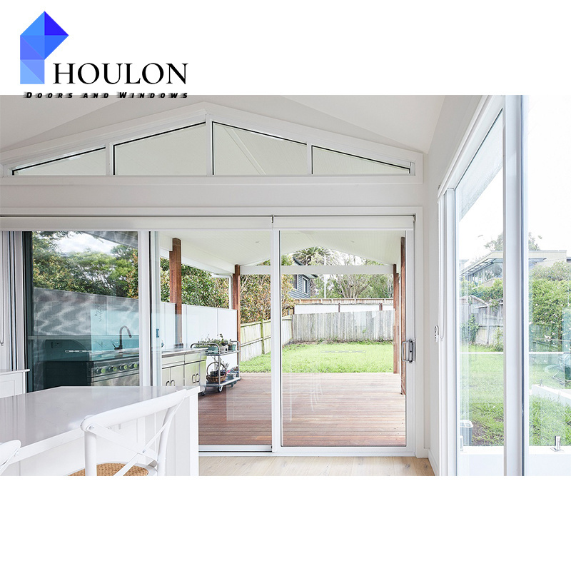 Trade Price Hot Sales Modern Tempered Glass Doors Exterior Aluminum Sliding Doors For House