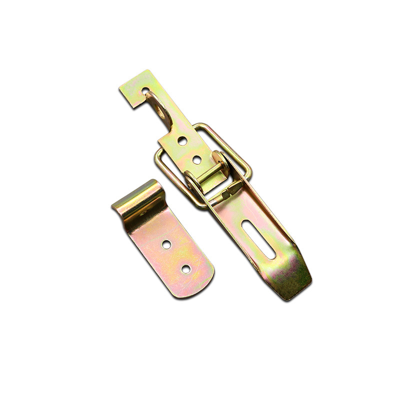 Iron Zinc-Plated Catches for Wooden Box Right Angle Tool Buckle Toolbox Thickened Toggle Latches