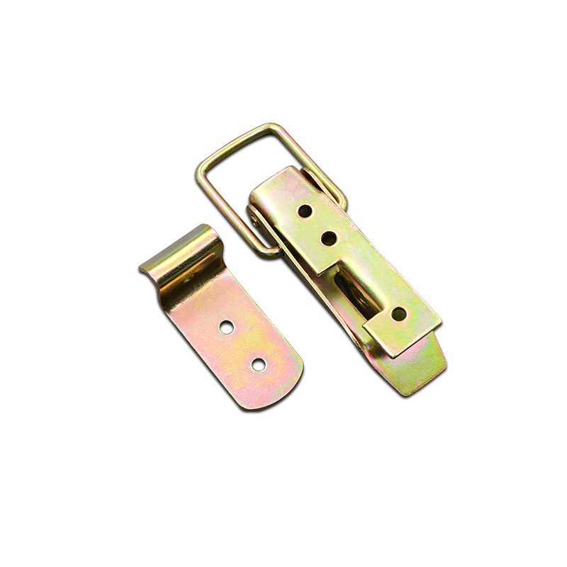 Iron Zinc-Plated Catches for Wooden Box Right Angle Tool Buckle Toolbox Thickened Toggle Latches