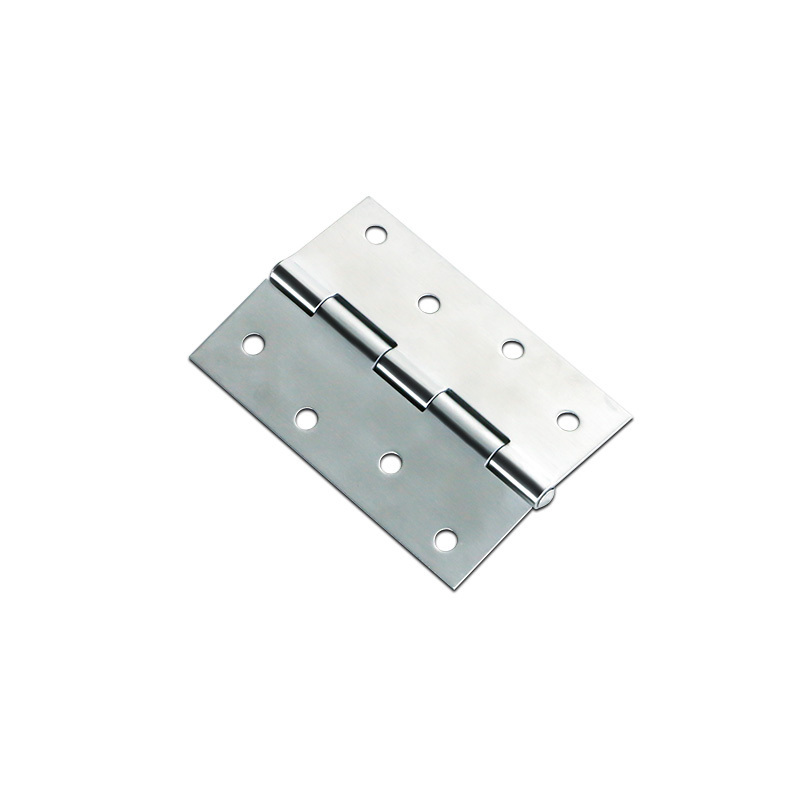 304 Stainless steel small hinge 4 inch multi-specification silent cabinet door hinge household door and window hinge