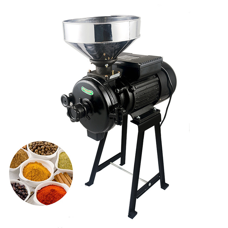 Commercial Electric Four Mill Dry Food Chili Black Pepper Rice Wheat Maize Grain Corn Grinder Grinding Milling Crushing Machine