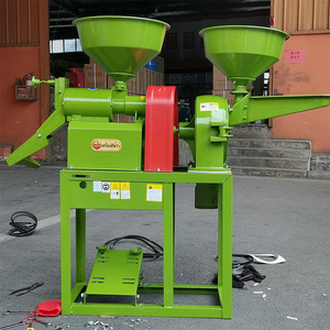 Commercial Decortiqueuse De Riz Small Rice Mill Paddy Husker Combine Rice Peeling Grinding Milling Machine Set Equipment