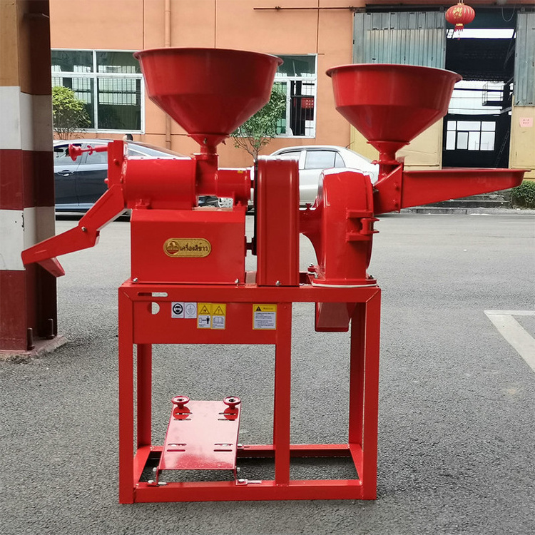 Commercial Decortiqueuse De Riz Small Rice Mill Paddy Husker Combine Rice Peeling Grinding Milling Machine Set Equipment