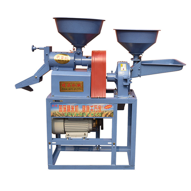 Commercial Decortiqueuse De Riz Small Rice Mill Paddy Husker Combine Rice Peeling Grinding Milling Machine Set Equipment