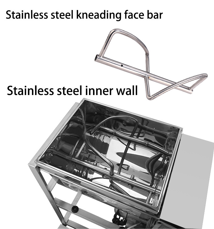 80Kg 80L Stainless Steel Commercial Industrial Pizza Bread Mixing Dough Mixers Machine