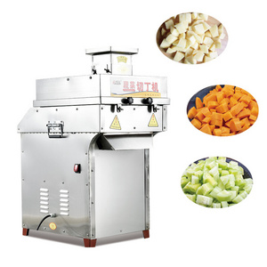 Commercial Industrial Electric Potato Cabbage Cucumber Radish Carrot Vegetable Cube Cutter Cutting Dicing Dicer Machine