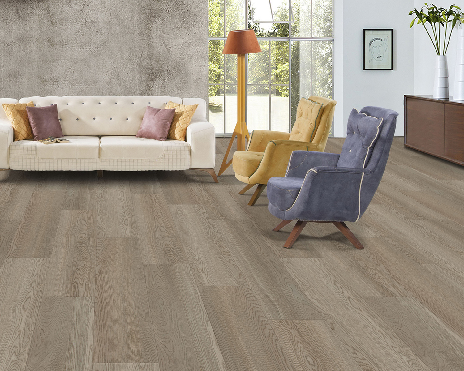 new 2023 design nanotech luxury vinyl flooring wood like peel and stick tile eco friendly LVT Flooring Tiles