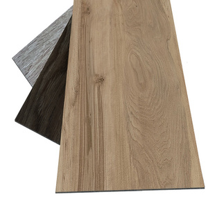 eco friendly plastic tile peel and stick plank LVT PVC waterproof oak vinyl tile flooring for commercial