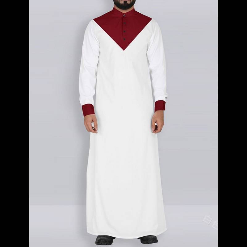 Wholesale Mens Daffah Saudi Thobes Islamic Arabic Dubai High Quality Daffah Thobes