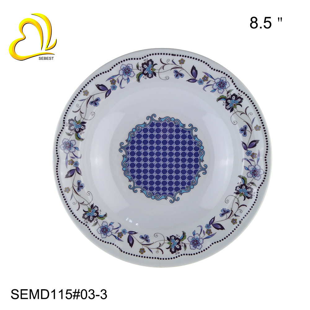 2021 Melamine Set Tableware OEM Multiple Combinations  Pakistan Melamine Plastic Dinner Set 4 Or 16 Pieces Dinnerware