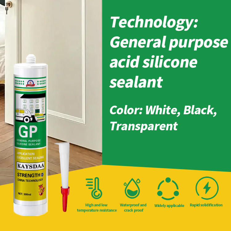 Acid Silicone Sealant 300ml Gp Silicone Sealant With Best Quality Natural Silicone Sealant