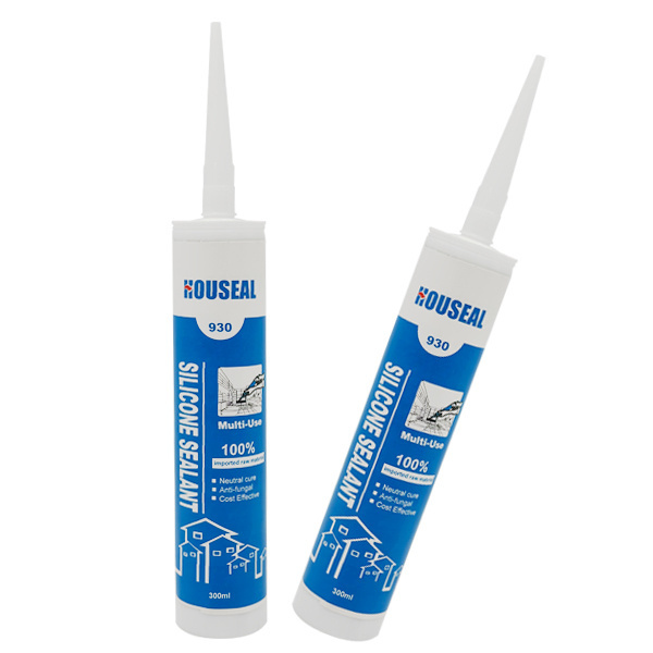 HOUSEAL RTV neutral weather proof silicone sealant plastic tiles glass transparent neutral silicone sealant for roofs and gutter