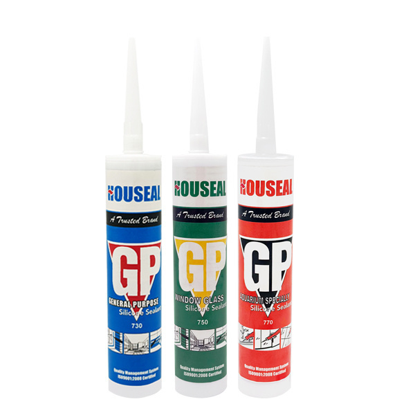 HOUSEAL-730 Rtv Silicone Adhesive Glue High Temperature Silicon Acetoxy Clear Gp Glass