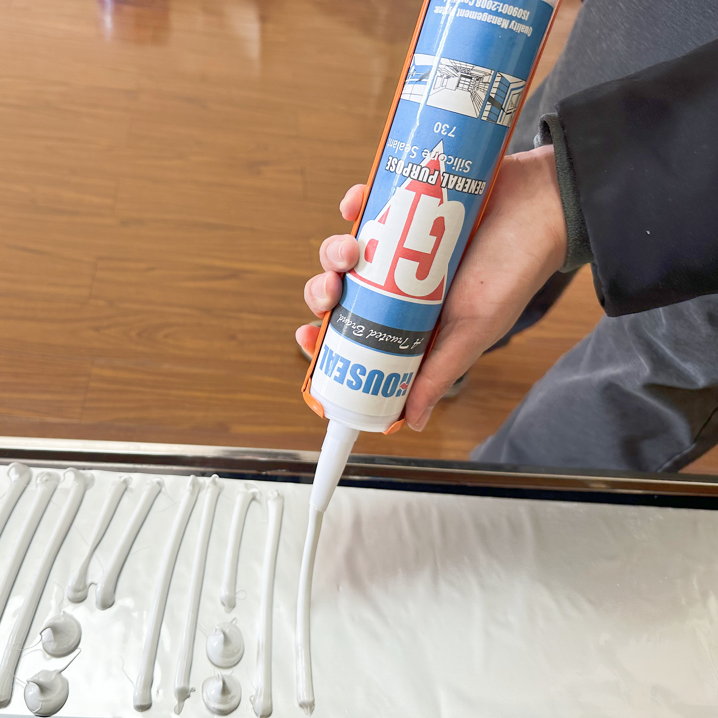 caulk and construction adhesive door and windows customized silicone sealant