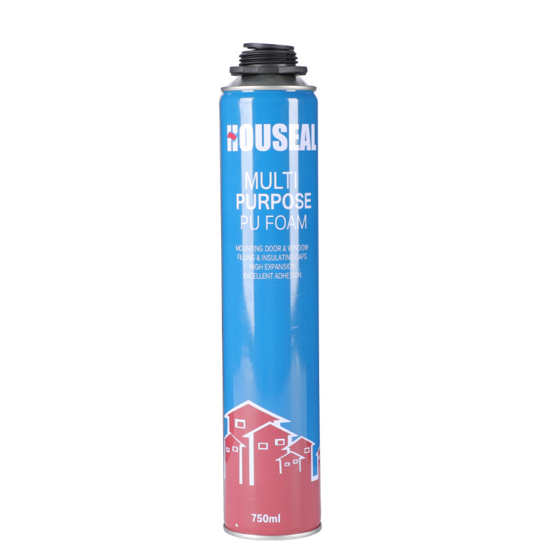 espuma de poliuretano High Quality Single-Component Waterproof Polyurethane Expanding Spray PU Foam Sealant