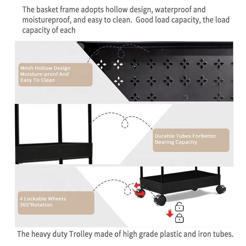 4-layer Kitchen Bathroom Organizer Countertop Stand Shelf Spice Rack Under The Sink Storage