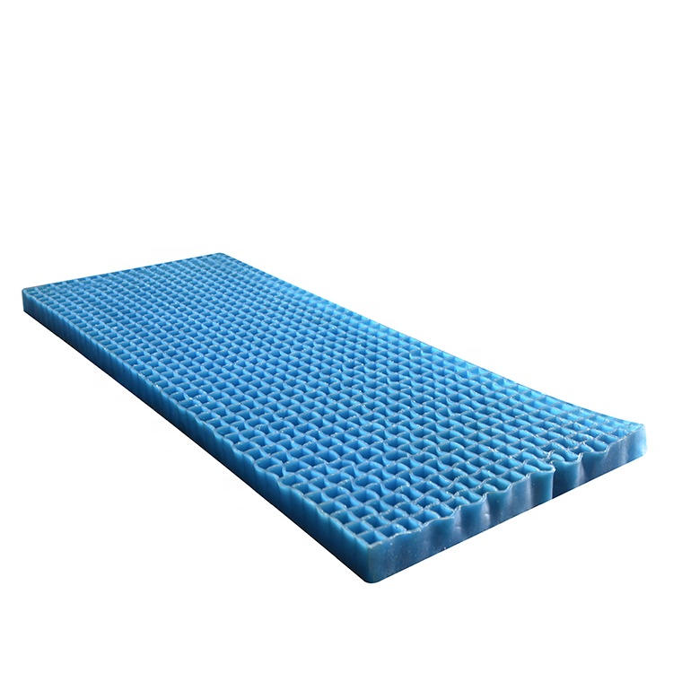 Factory Customize Polymer Elastic TPE Gel Grid Airflow 1.58 Inch Silicone Cooling Bed Mattress Topper