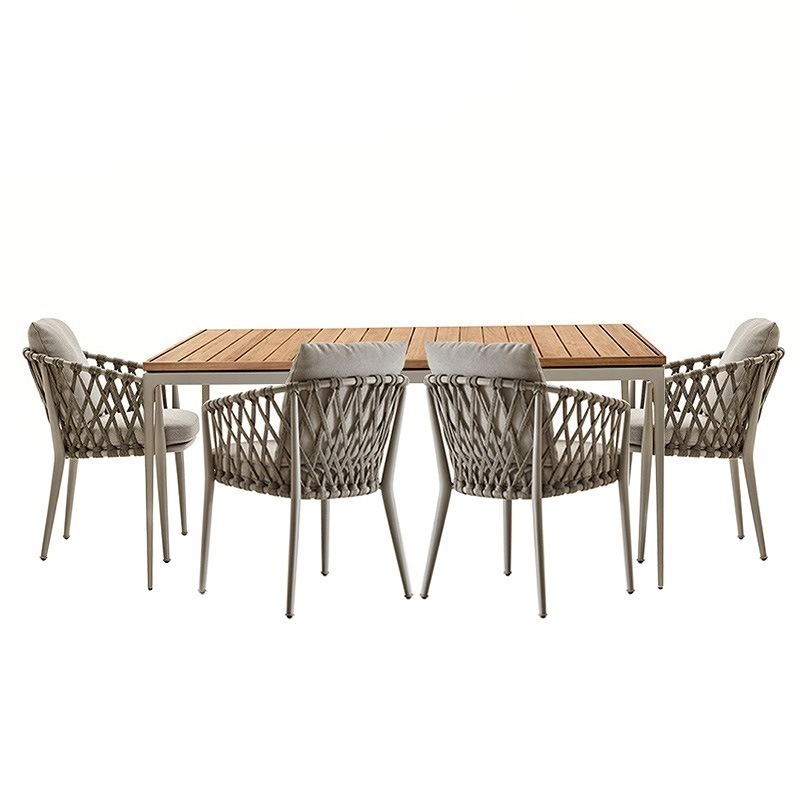 Outdoor Rattan chair furniture casual courtyard cafe garden terrace balcony outdoor rattan woven chair table and chair