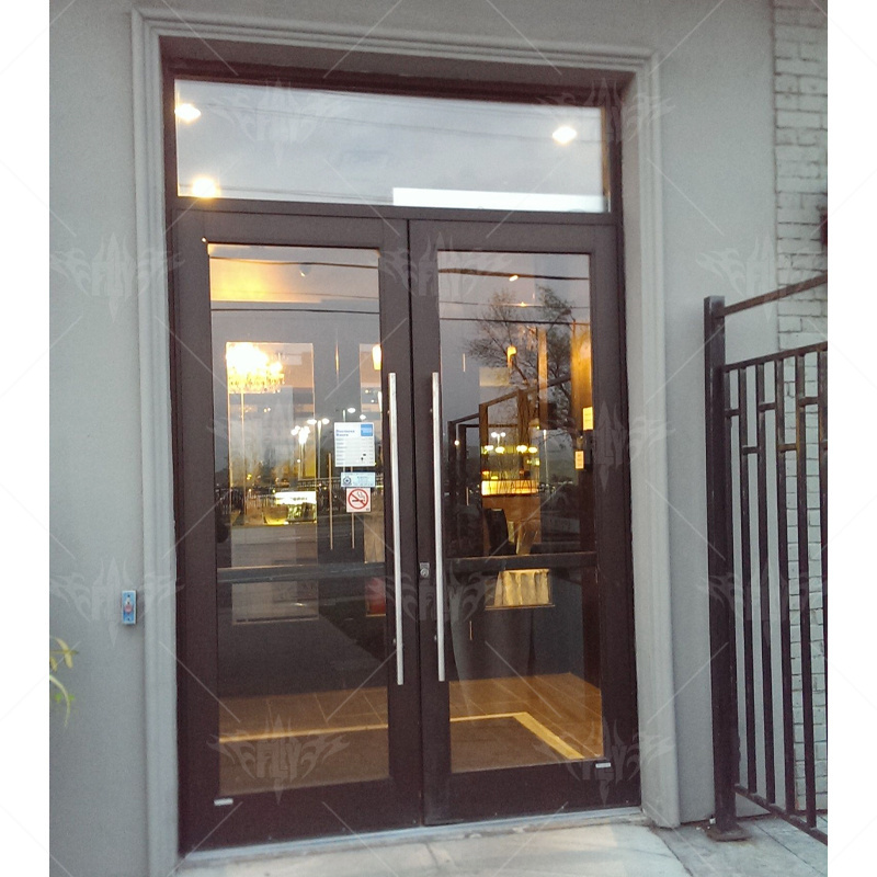 Swing Commercial Store Front Door Commercial Glass Door Double Entry Doors Commercial